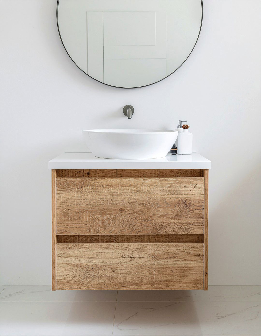 Light Wood Bathroom Vanity - 30 Scandinavian bathroom ideas