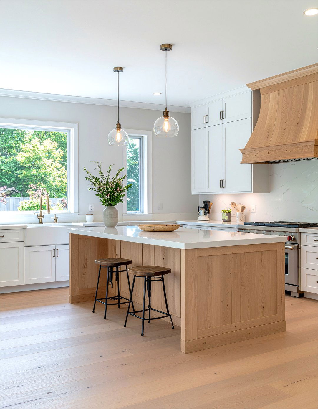 Light Wood Kitchen Accents - 30 modern kitchen ideas