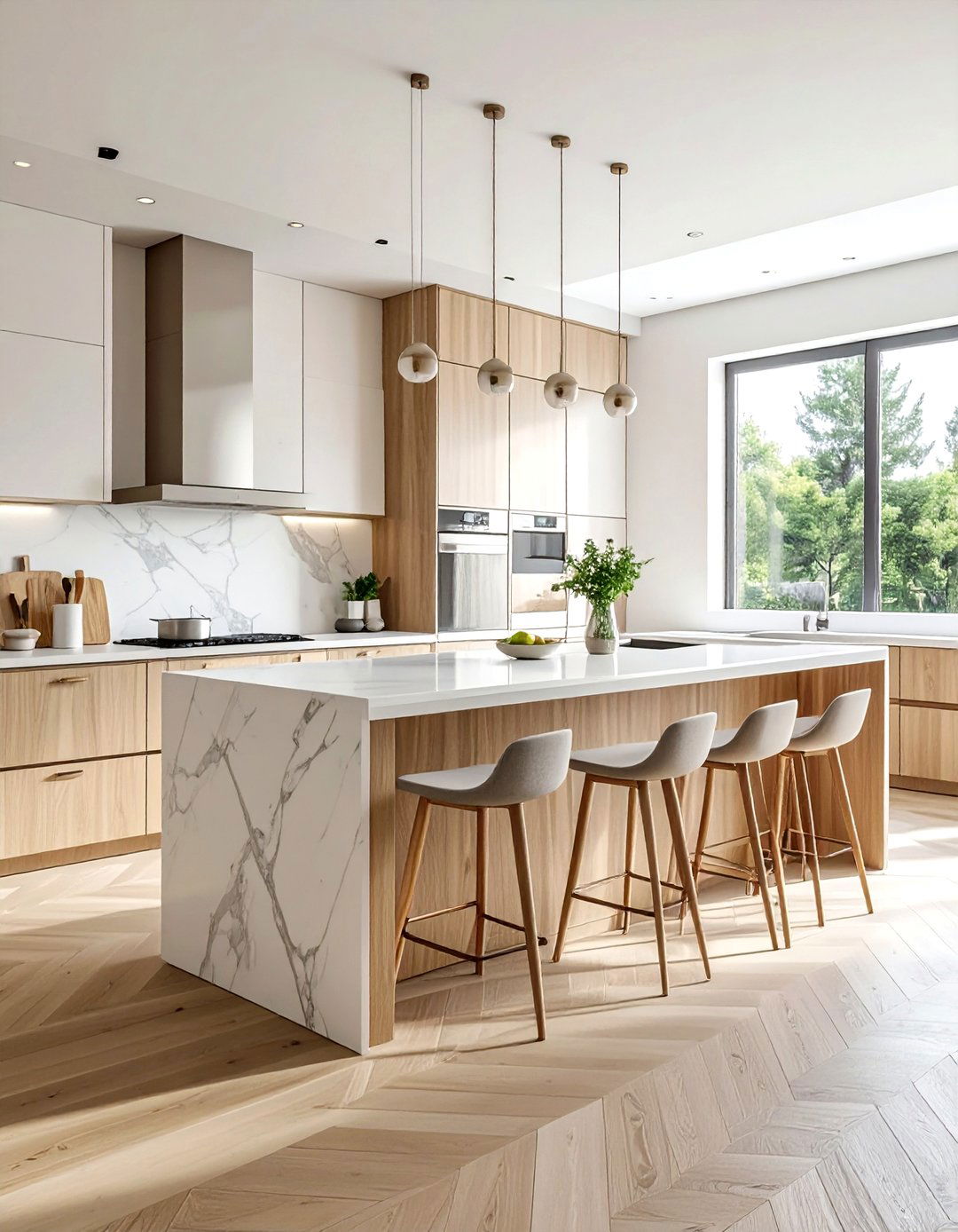 Light Wood Kitchen Cabinets - 30 Scandinavian home decor ideas