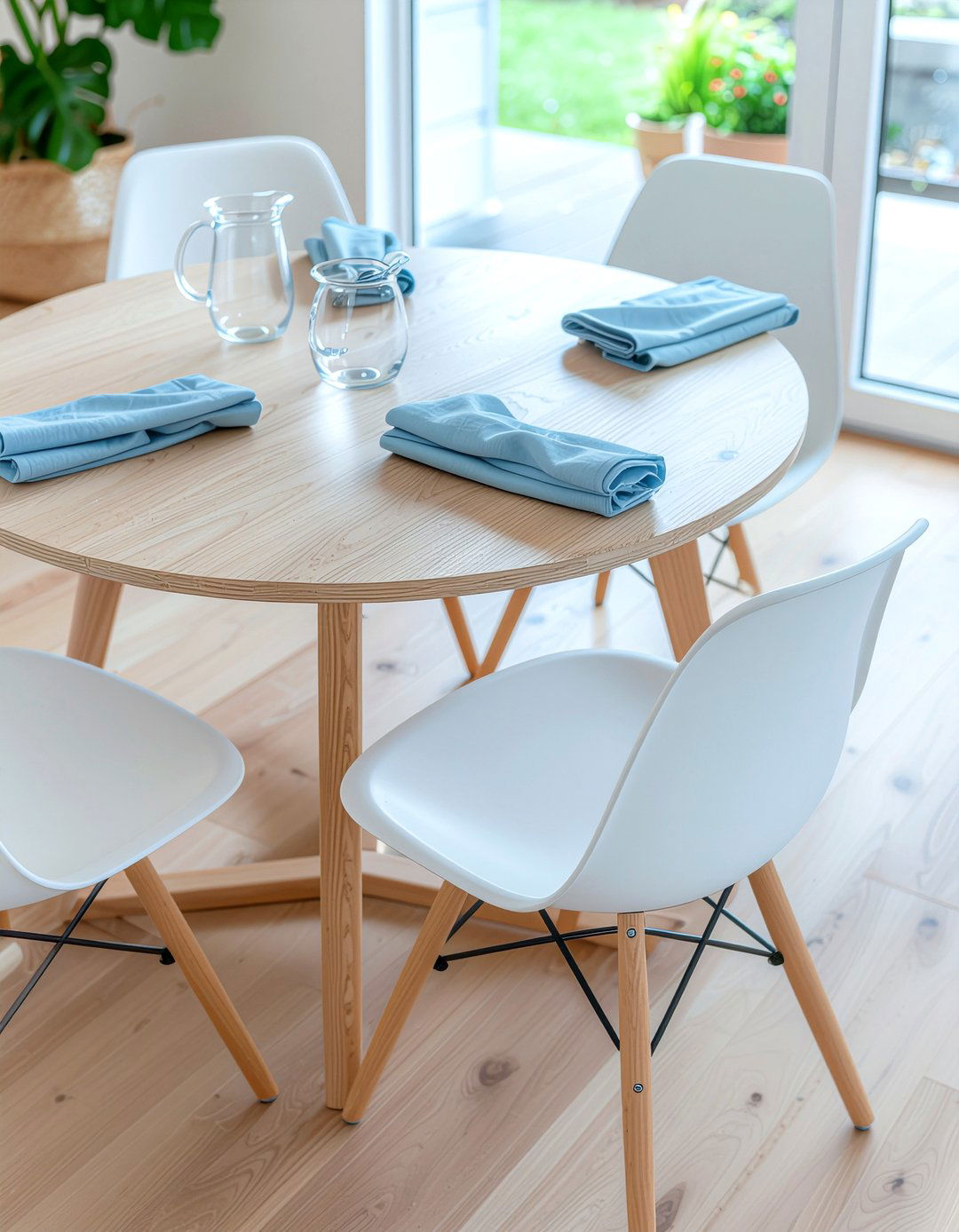 Light Wood Round Dining Table - 30 round dining table ideas