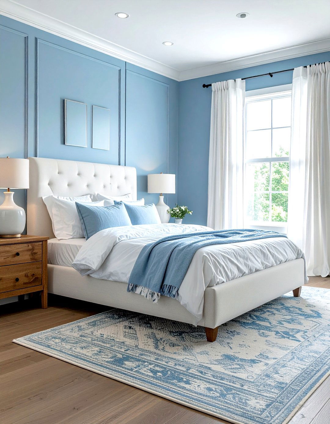 Light blue bedroom - 30 blue paint color ideas