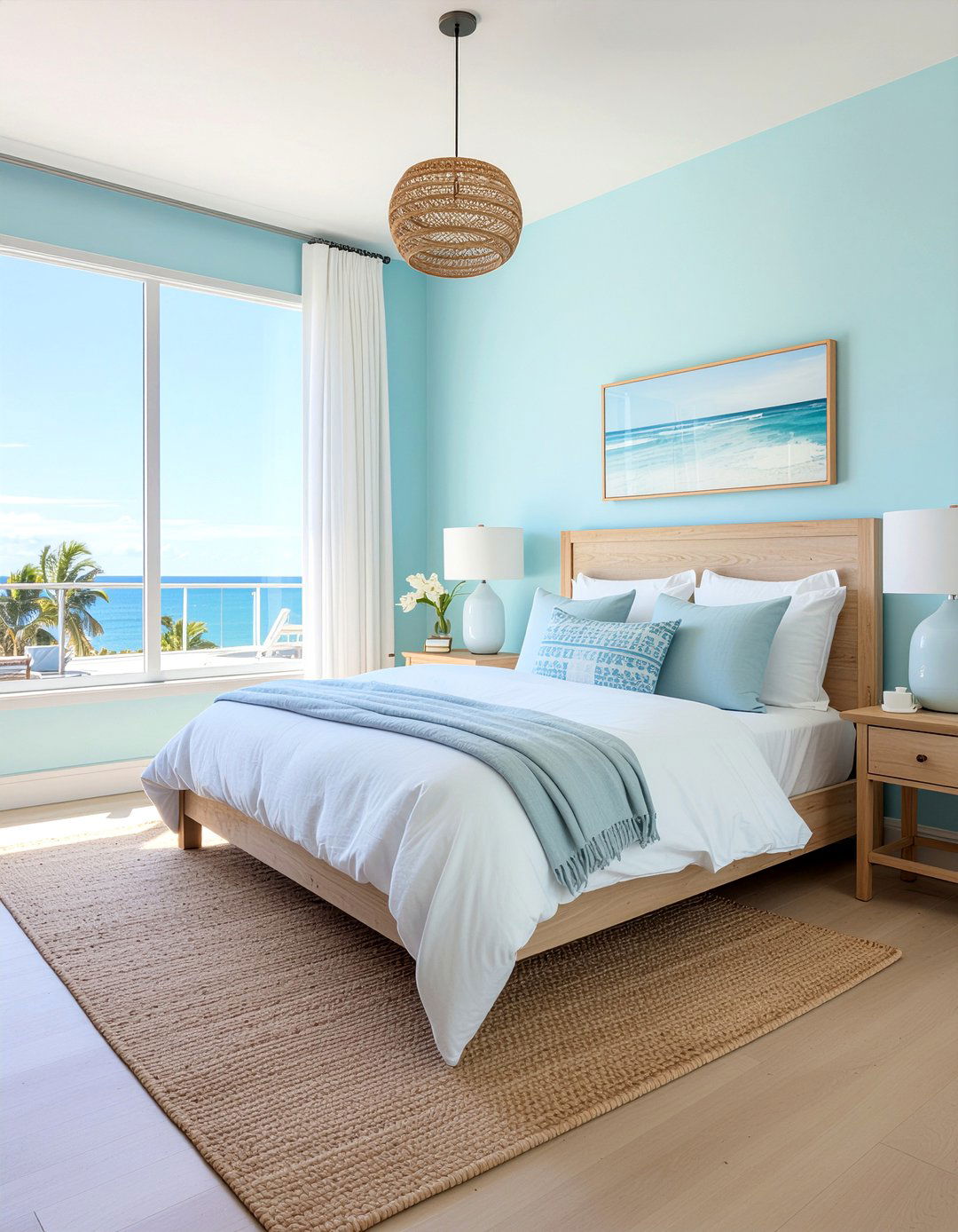 Light blue bedroom - 30 calming bedroom ideas