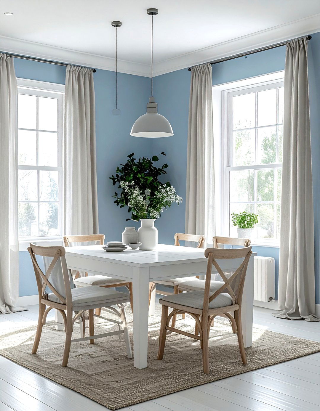 Light blue dining room - 30 blue dining room ideas