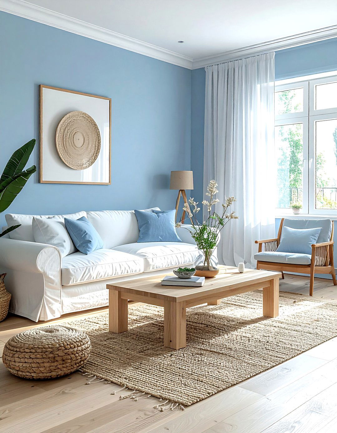 Light blue living room - 30 cool blue living room ideas