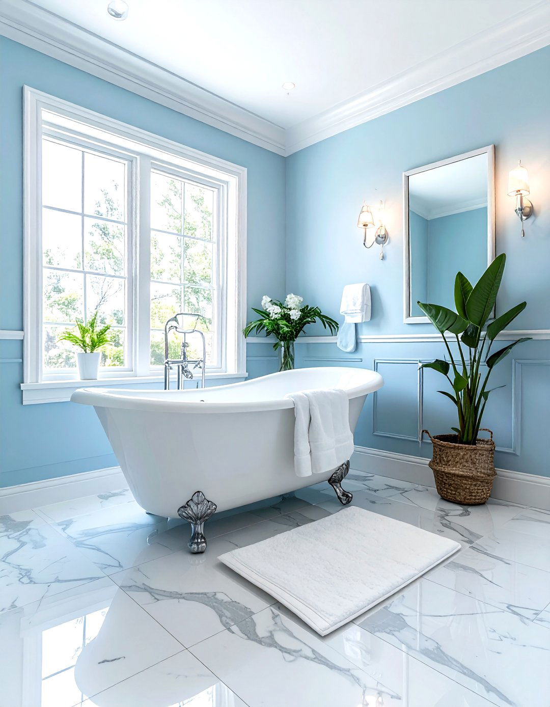 Light blue paint - 30 paint color ideas