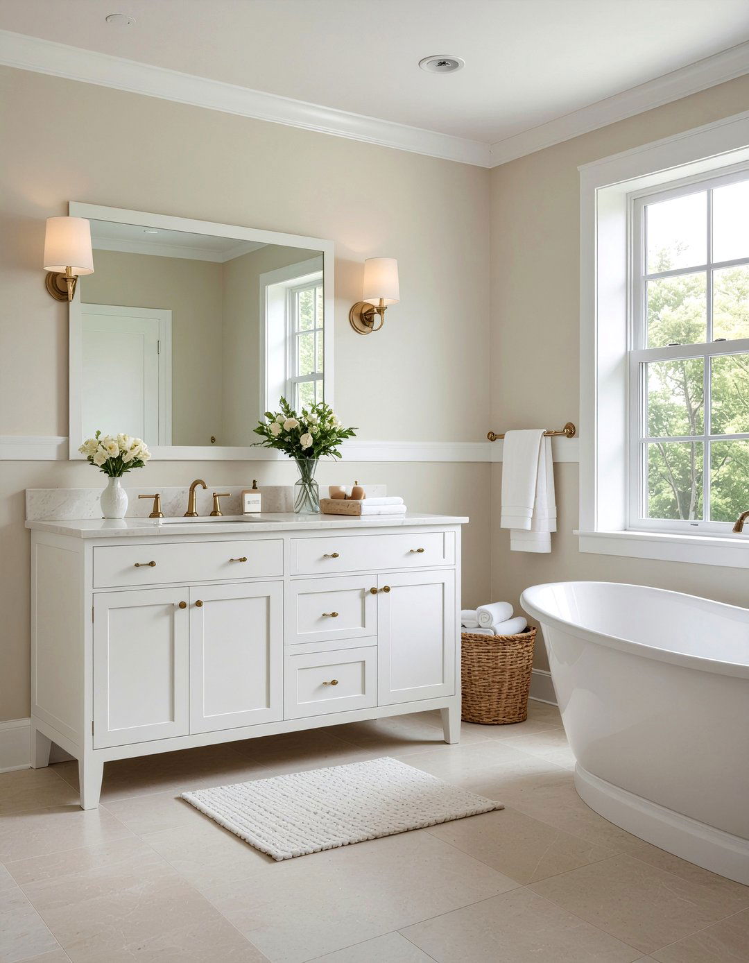 Light color palette - 30 small bathroom ideas