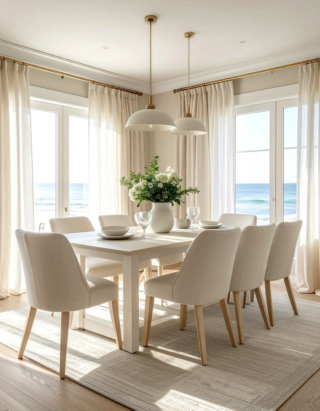 Light color palette dining - 30 dining room for small spaces
