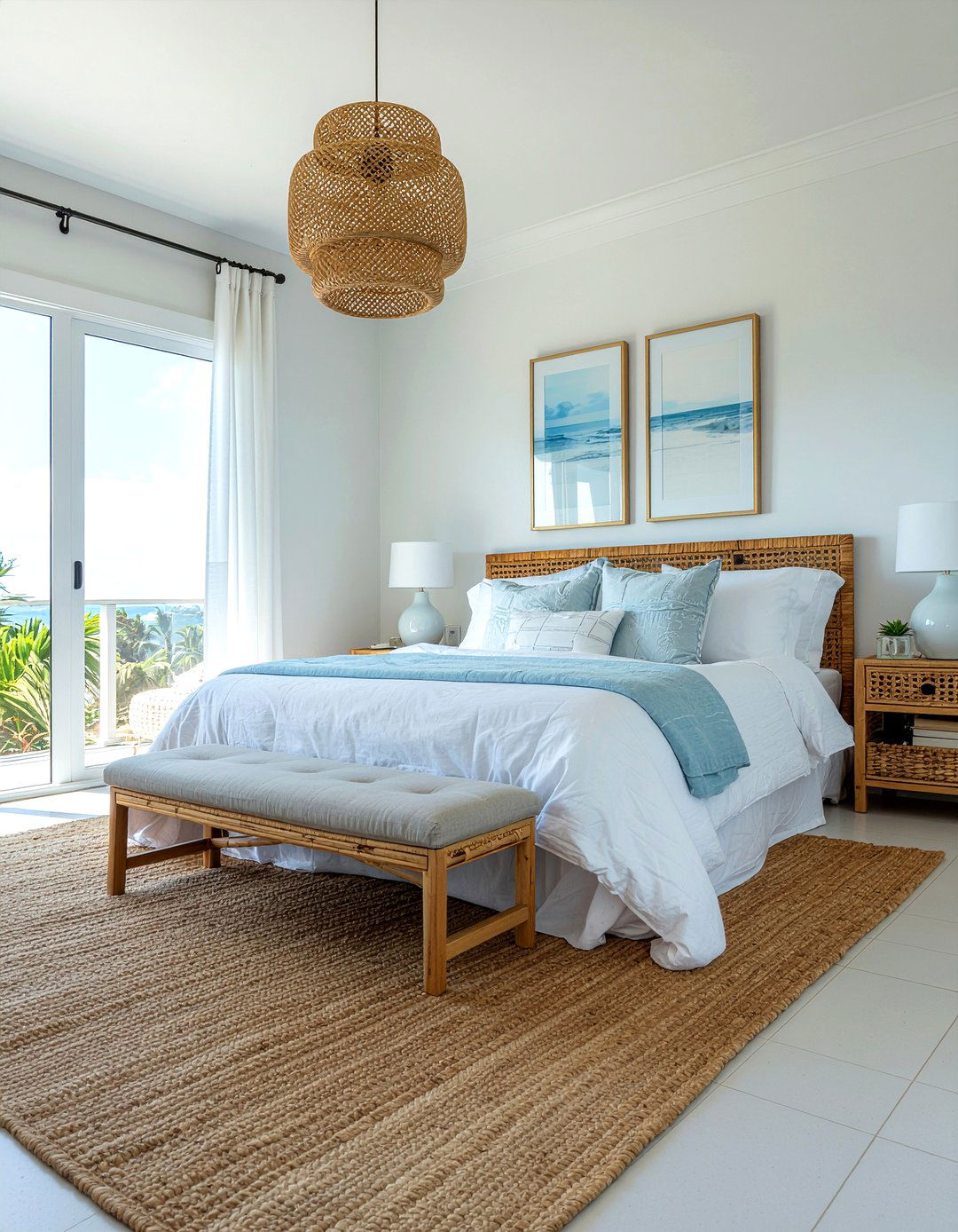 Light cork tiles bedroom - 30 bedroom cork flooring ideas