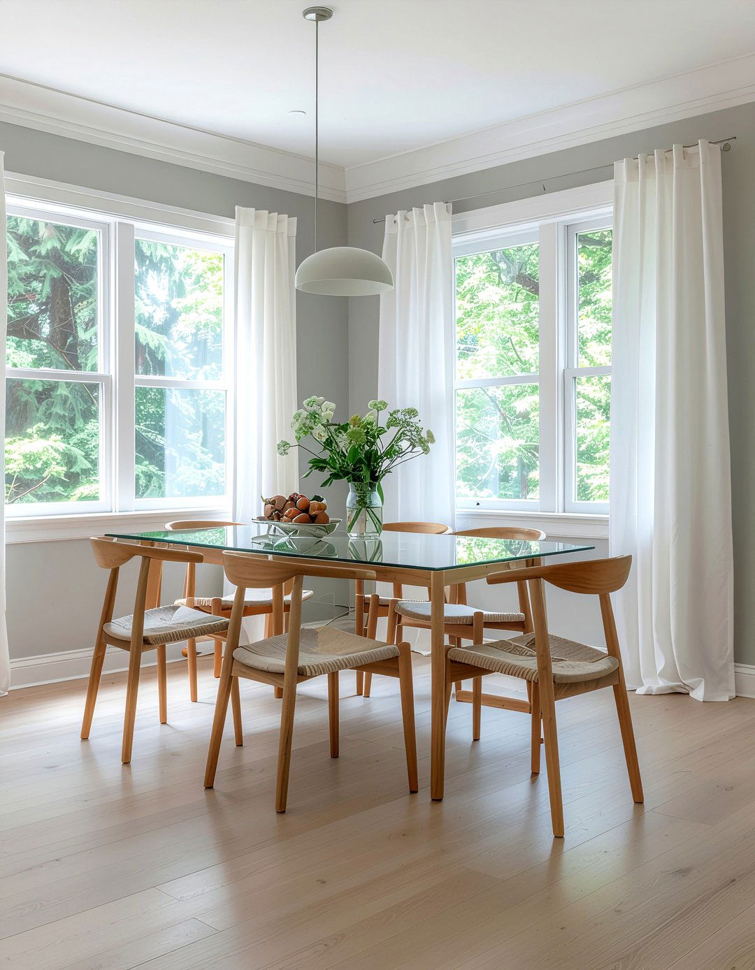 Light gray dining room - 30 gray dining room ideas