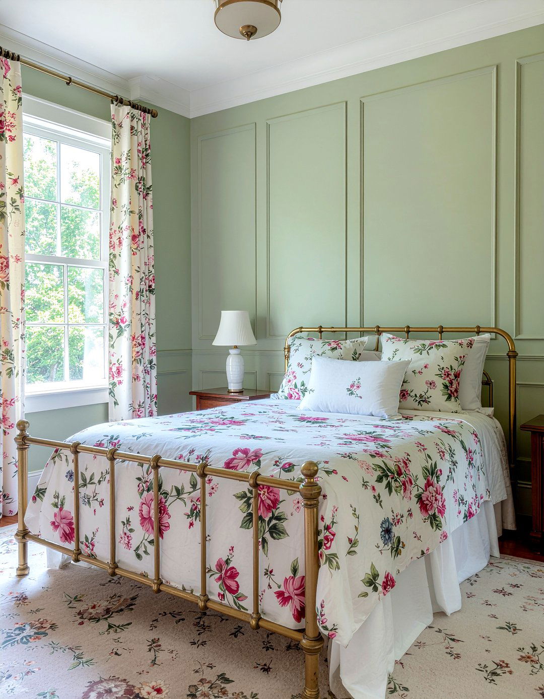 Light green paneling - 30 bedroom green walls