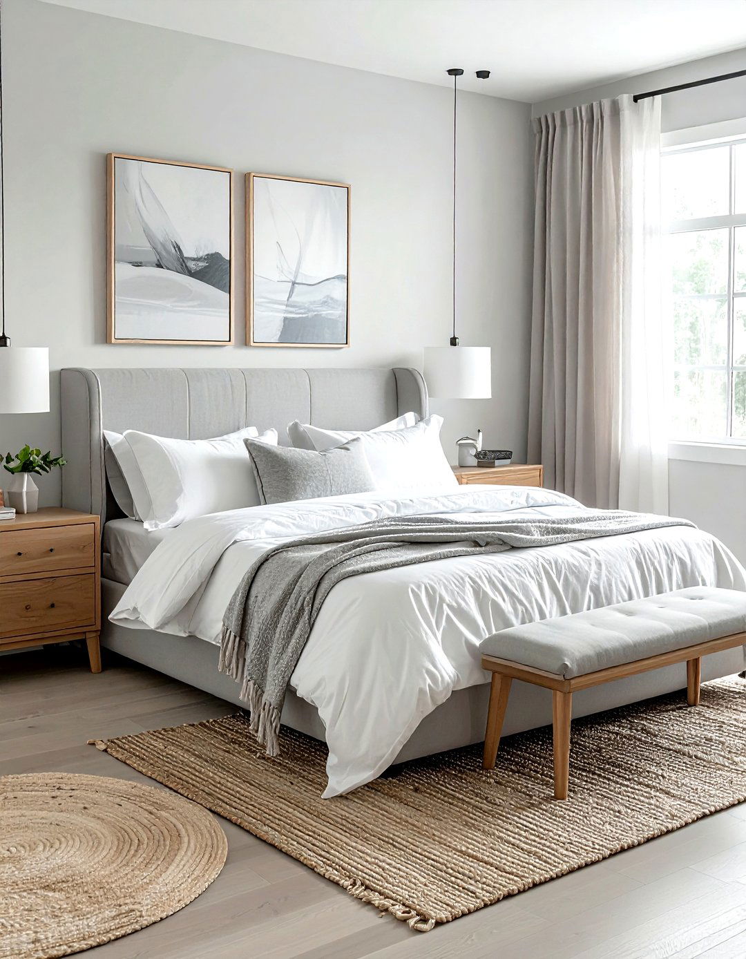 Light grey bedroom - 30 grey bedroom ideas