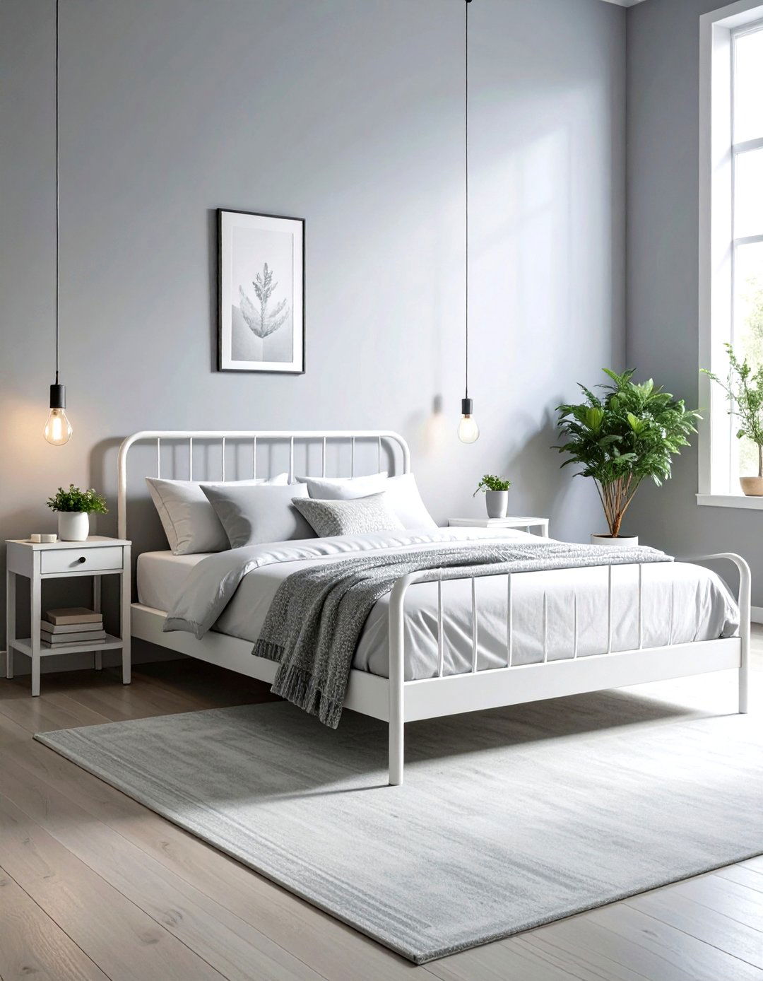 Light grey bedroom - 30 industrial grey bedroom ideas