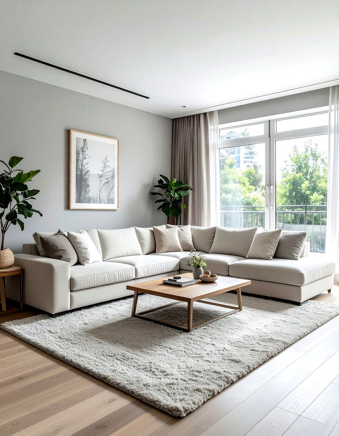 Light grey living room walls - 30 grey living room decor ideas