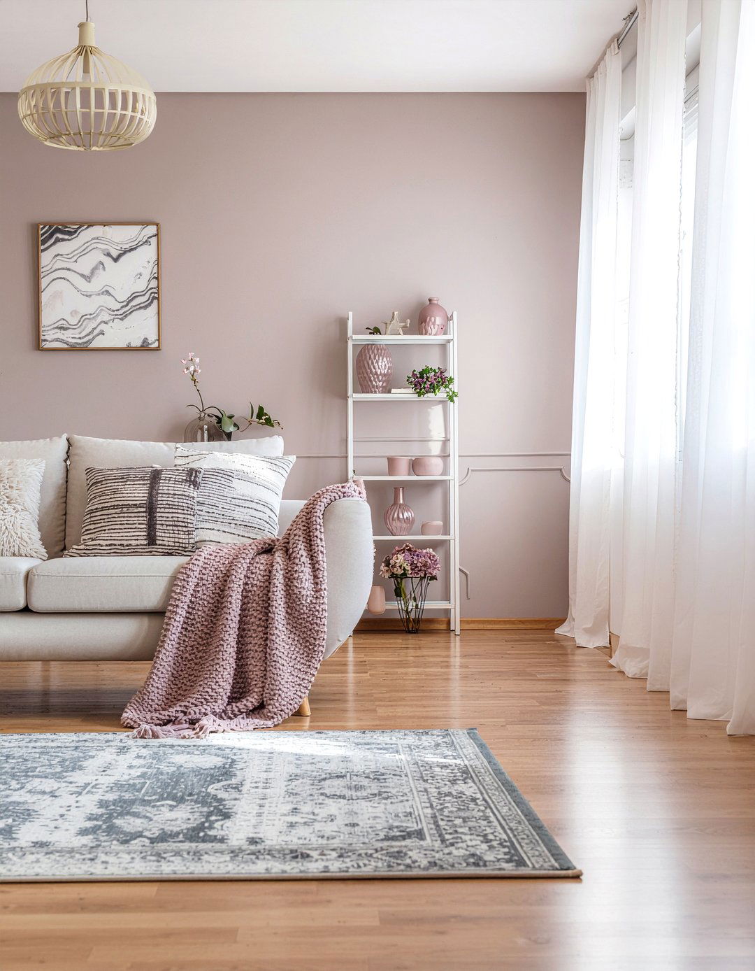 Light mauve living room - 30 mauve living room ideas