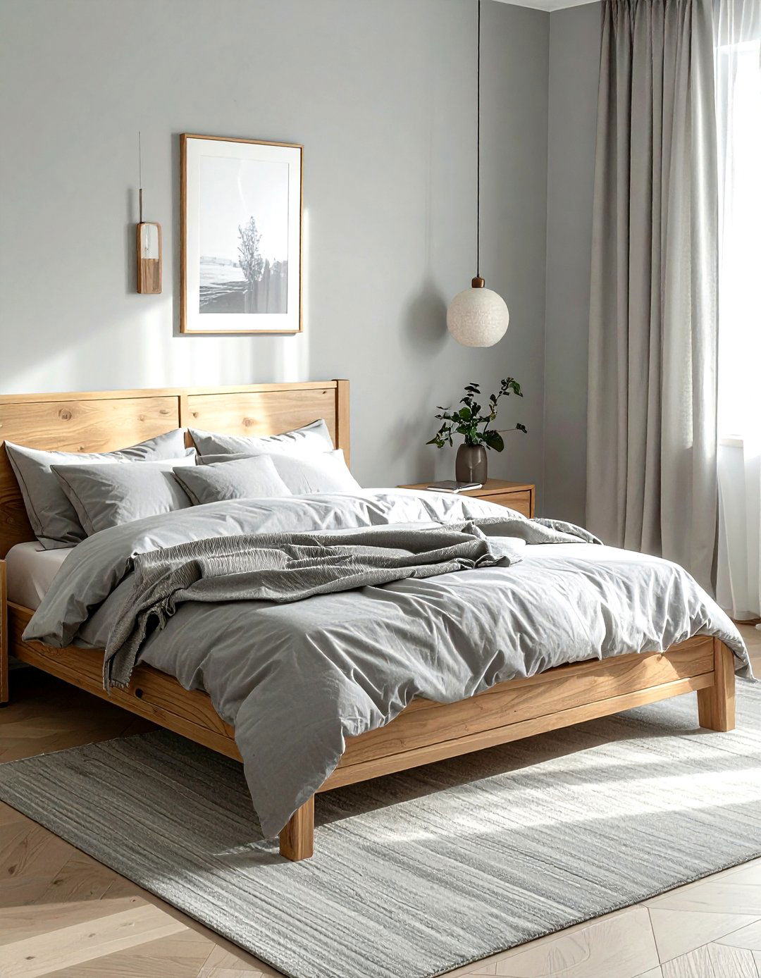 30 Scandinavian Grey Bedroom Ideas for a Calm Sanctuary