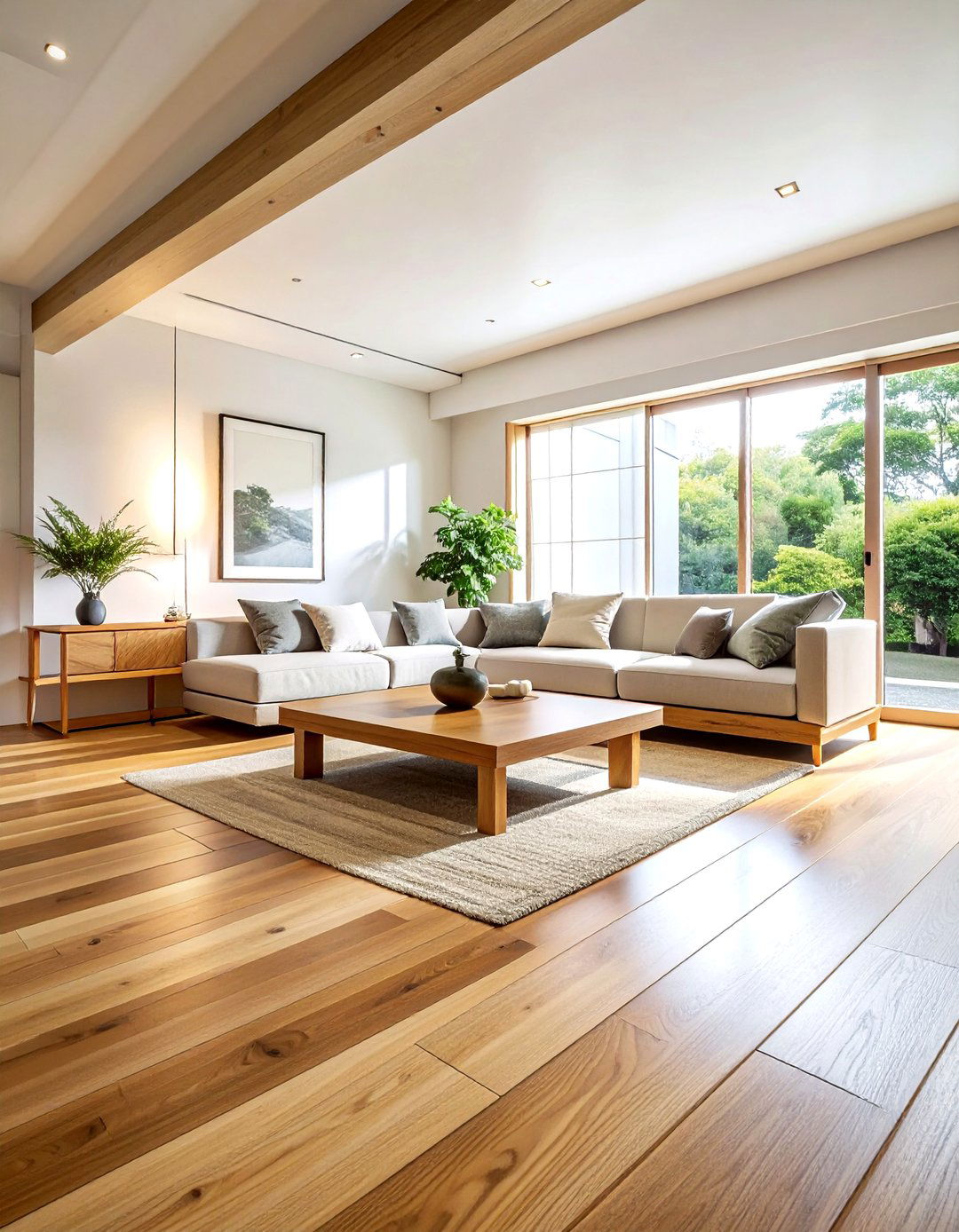 Light oak flooring - 30 Japanese home decor ideas