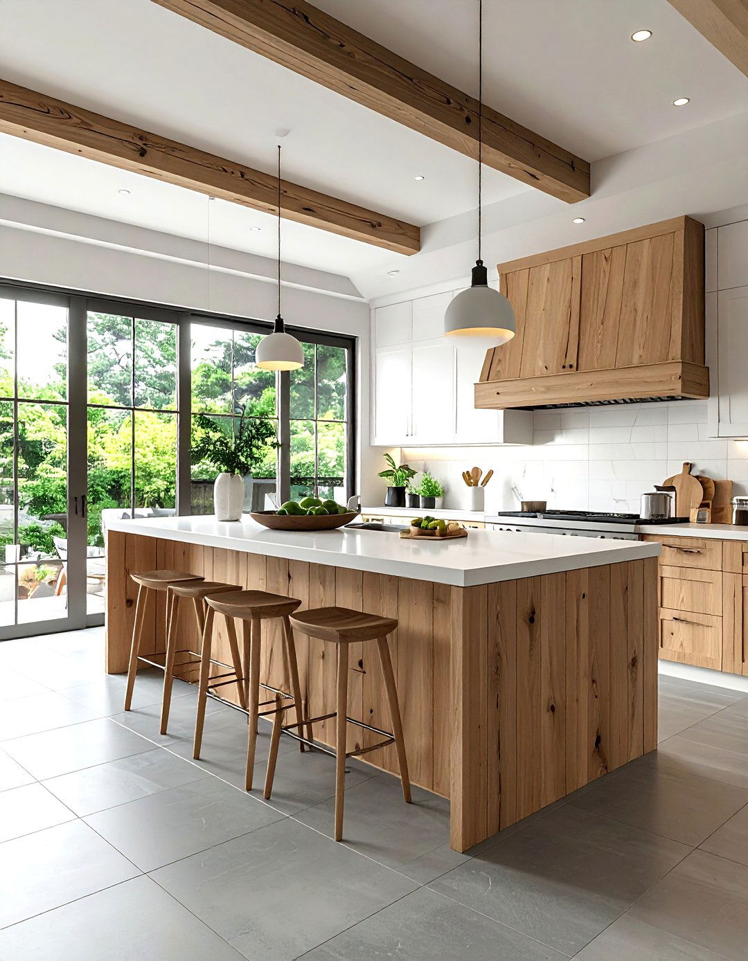 Light oak shiplap - 30 kitchen shiplap ideas