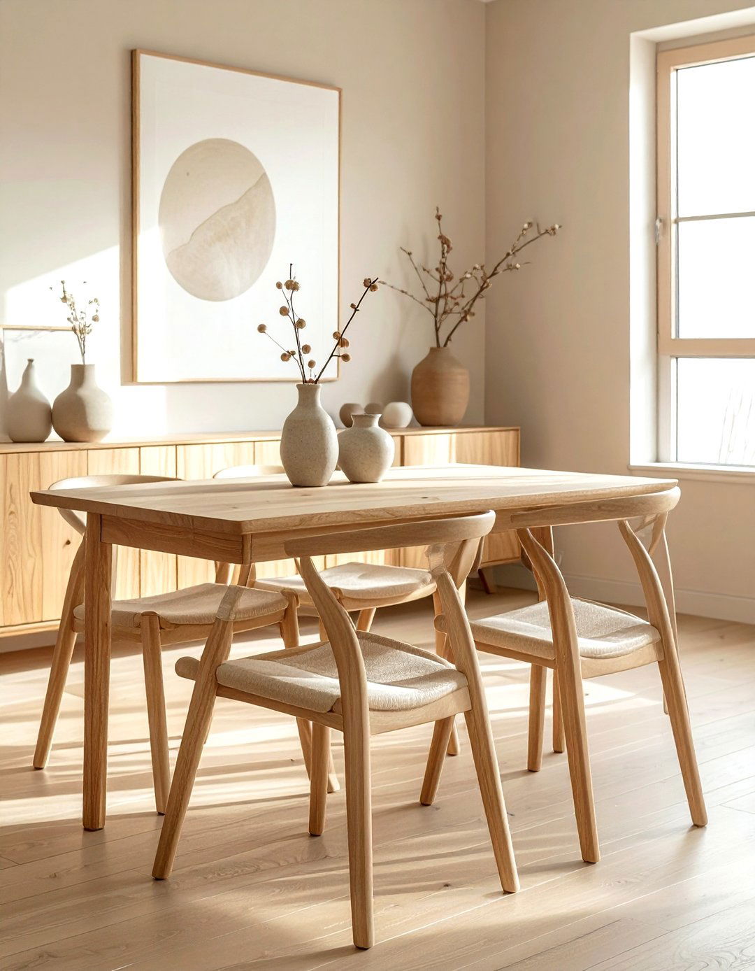 Light oak wishbone chairs - 30 wishbone dining chair ideas