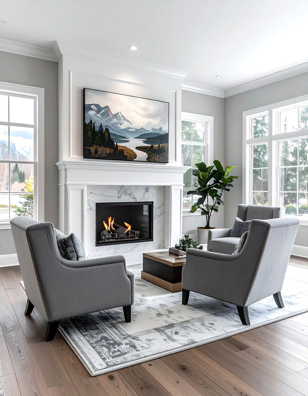 Light purple wall decor - 30 living room purple walls