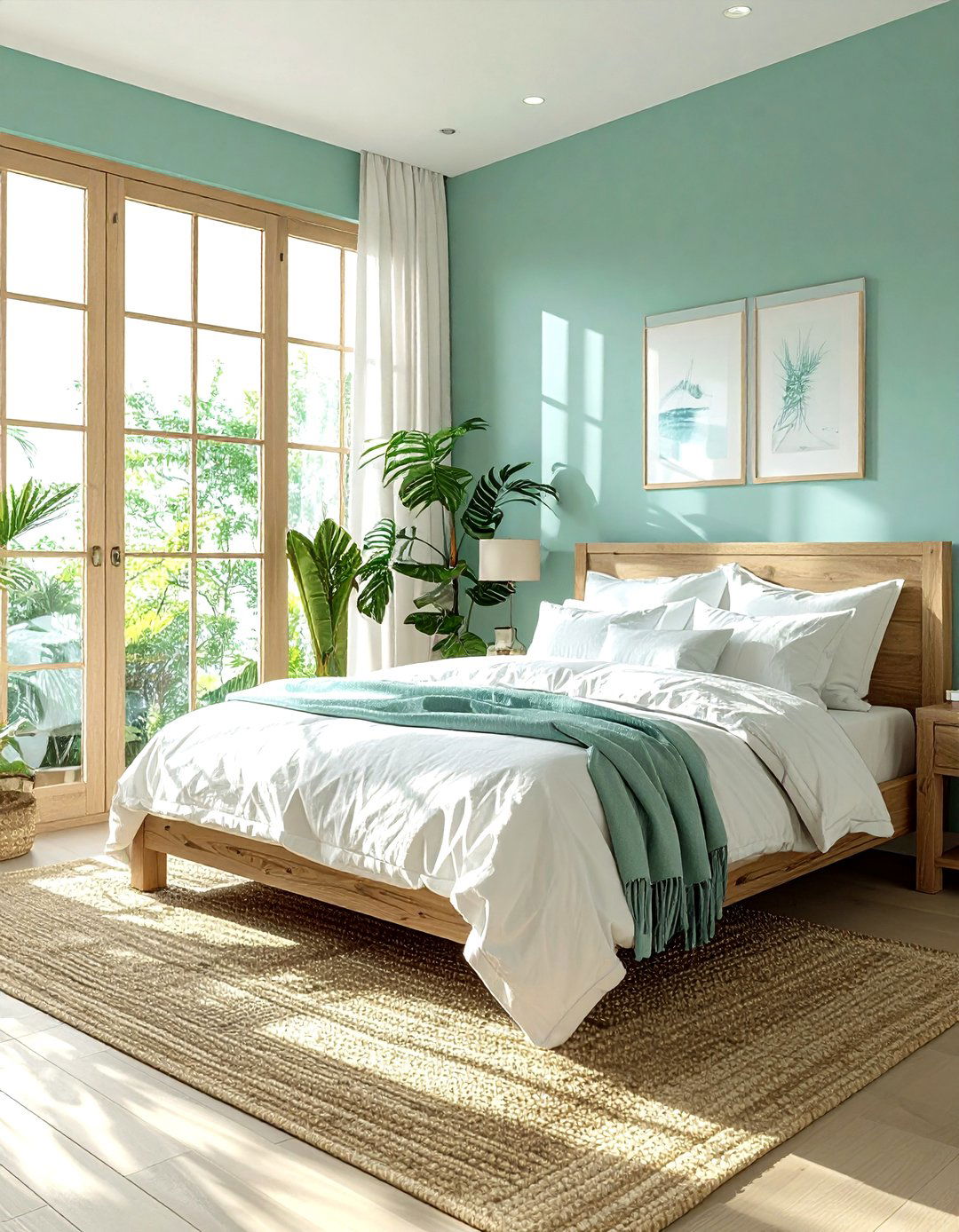Light teal bedroom - 30 contemporary teal bedroom ideas