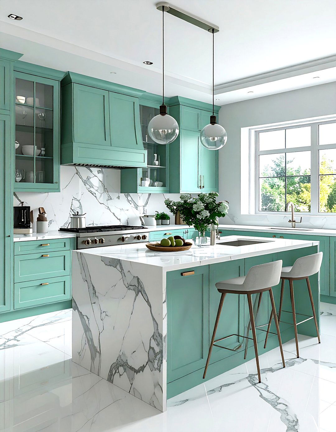 30 Chic Teal and White Kitchen Ideas for a Clean, Modern Look