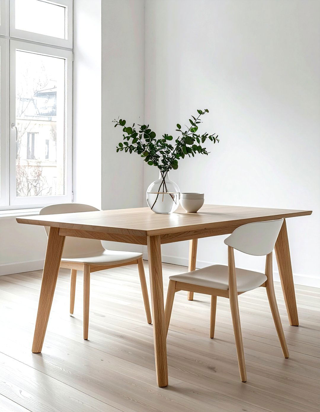 Light wood dining table - 30 Finnish dining room ideas