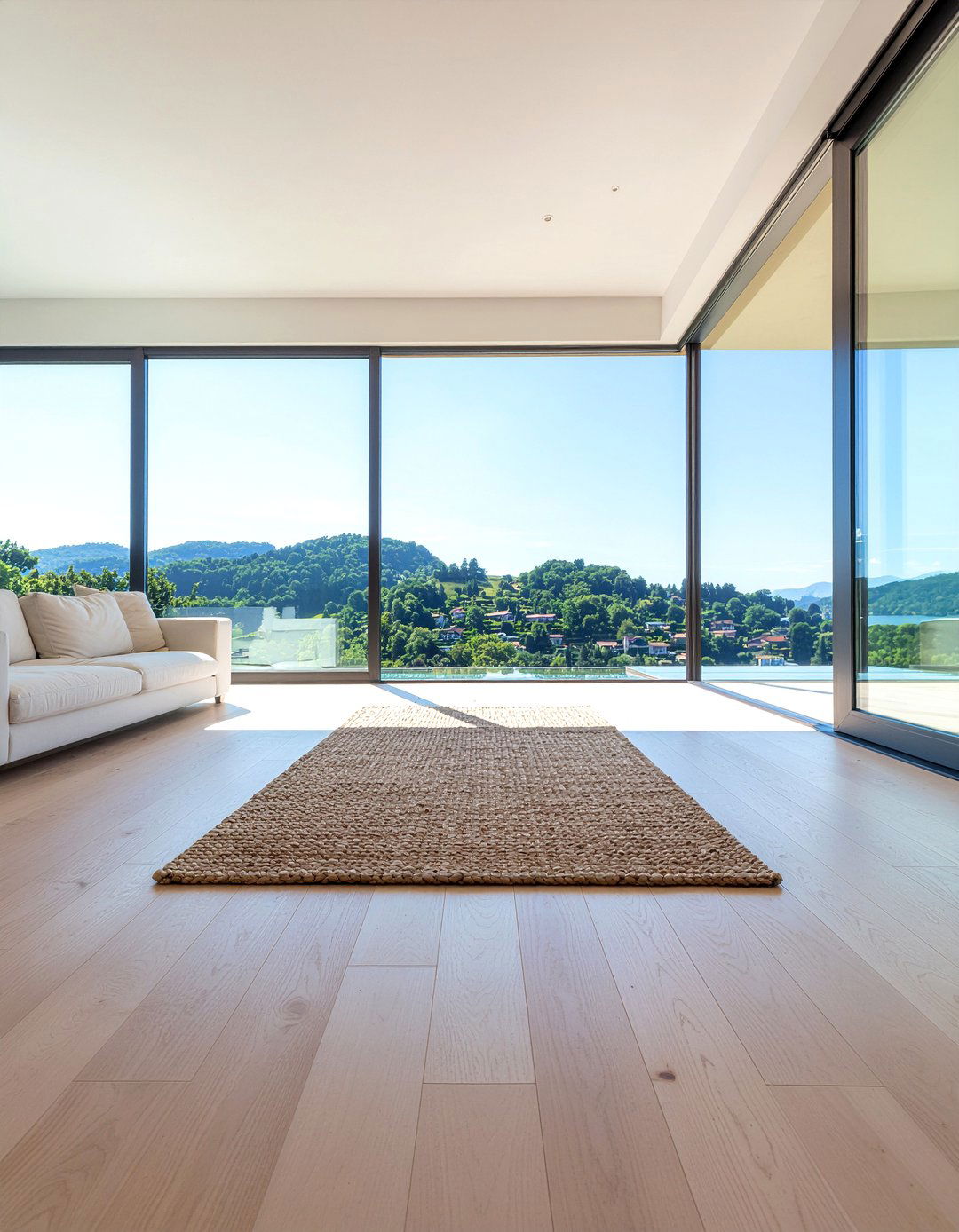 Light wood flooring - 30 Swedish living room ideas