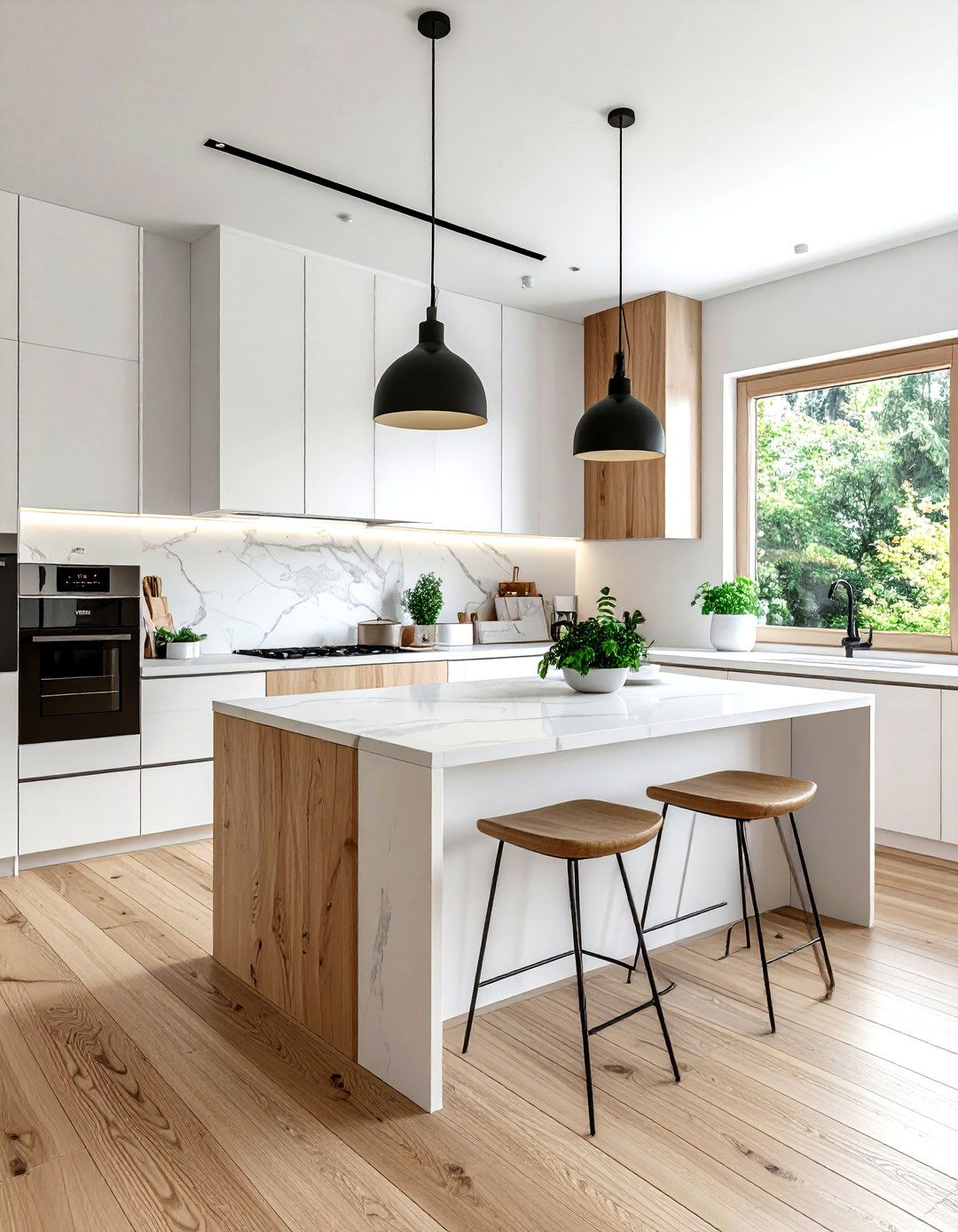 Light wood kitchen - 30 minimalist kitchen ideas