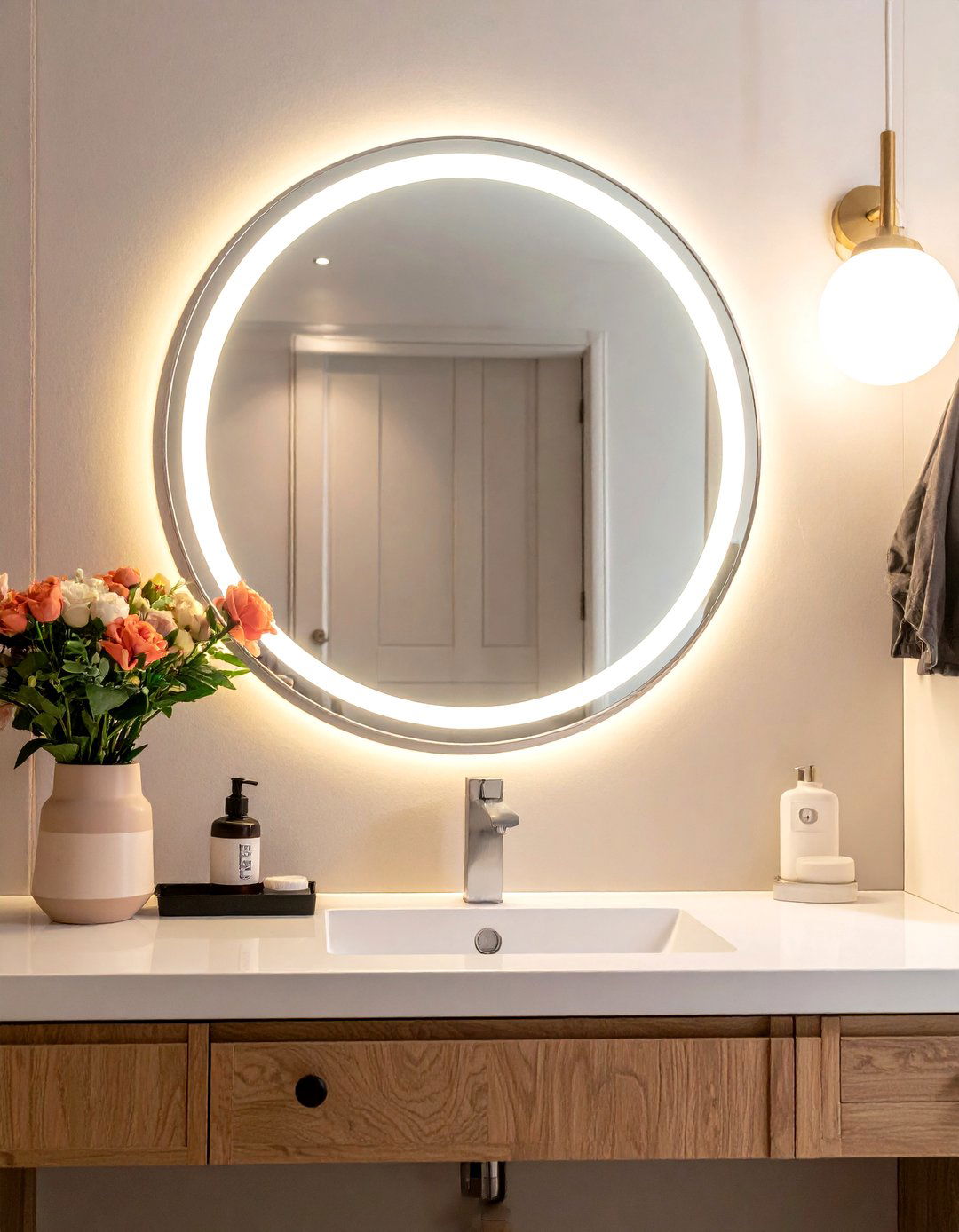 Lighted magnifying mirror - 30 bathroom shopping list ideas
