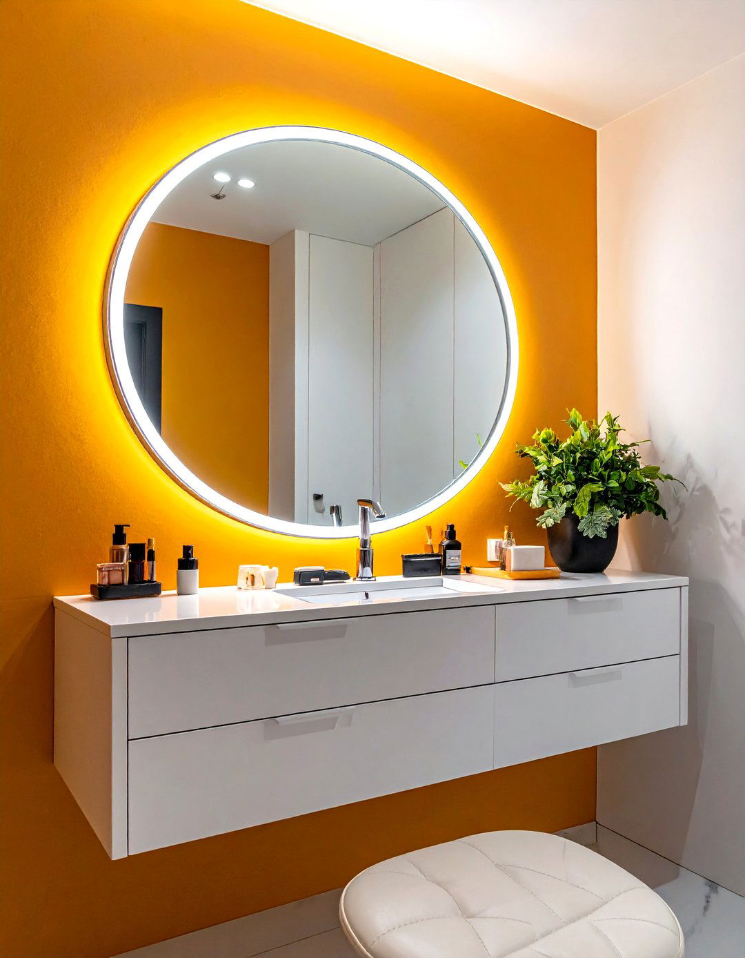 Lighted makeup mirror - 30 bathroom registry ideas