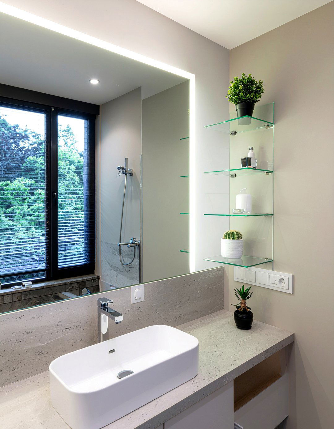 Lighted medicine cabinet - 30 LED bathroom lighting ideas