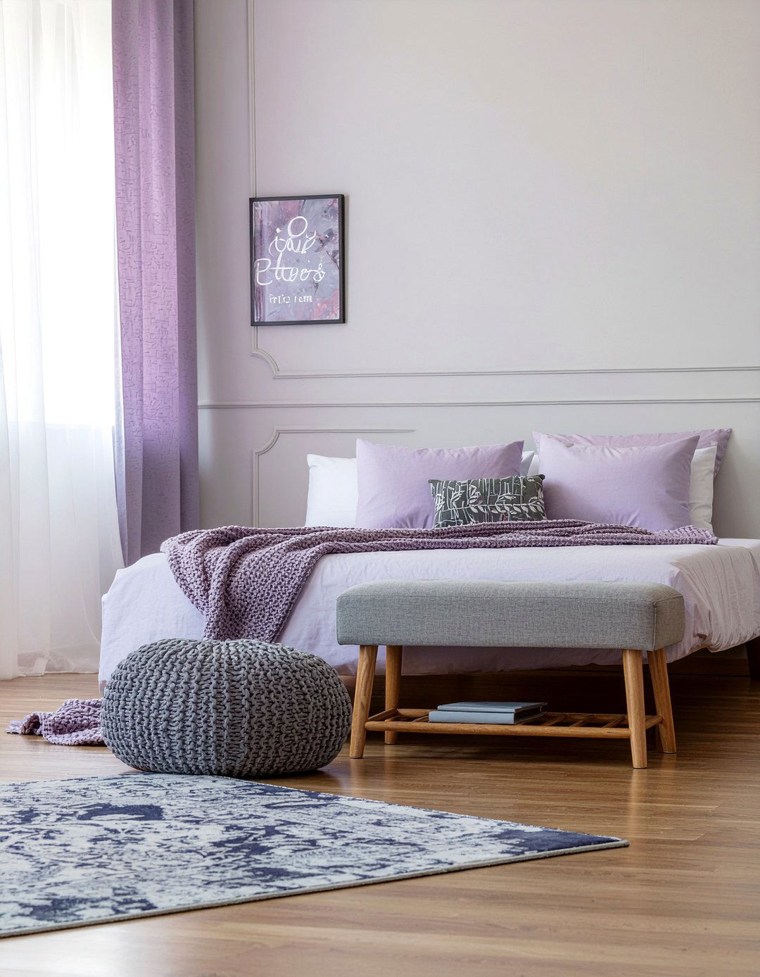 Lilac Bedroom Decor - 30 bedroom purple walls