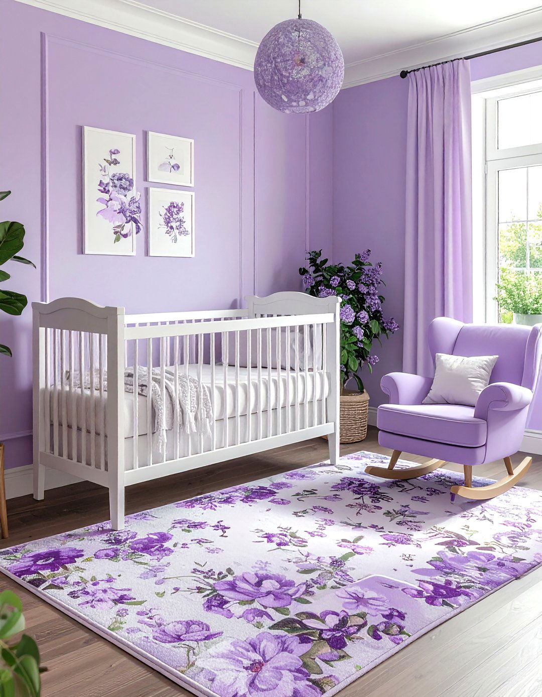 Lilac nursery - 30 purple decor ideas
