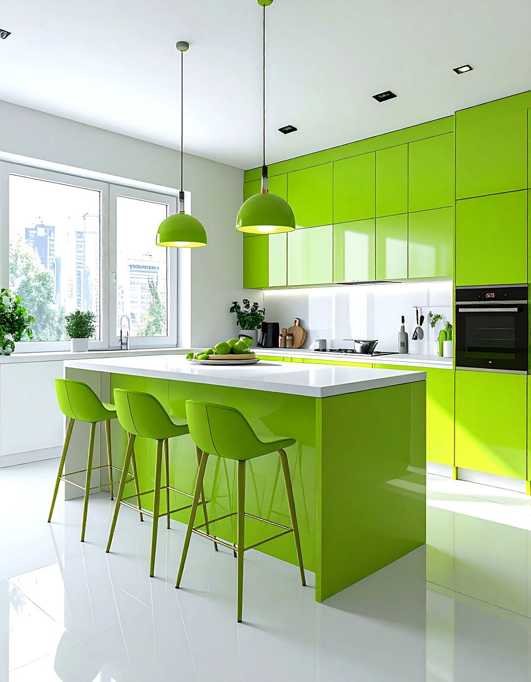 Lime Green Kitchen Decor - 30 green kitchen decor ideas