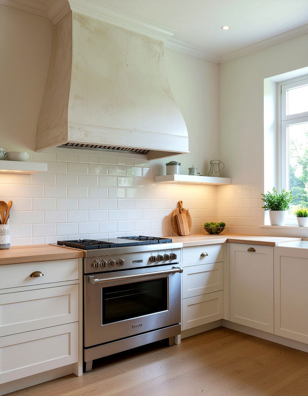 Lime Wash Plaster Hood - 30 plaster hood kitchen ideas
