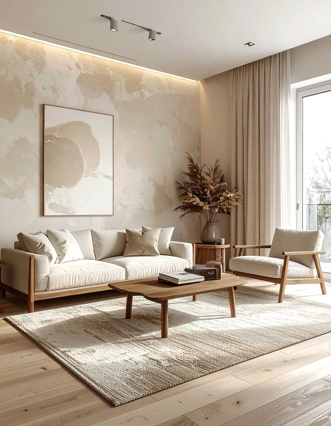 Lime wash wall paint - 30 natural home decor ideas