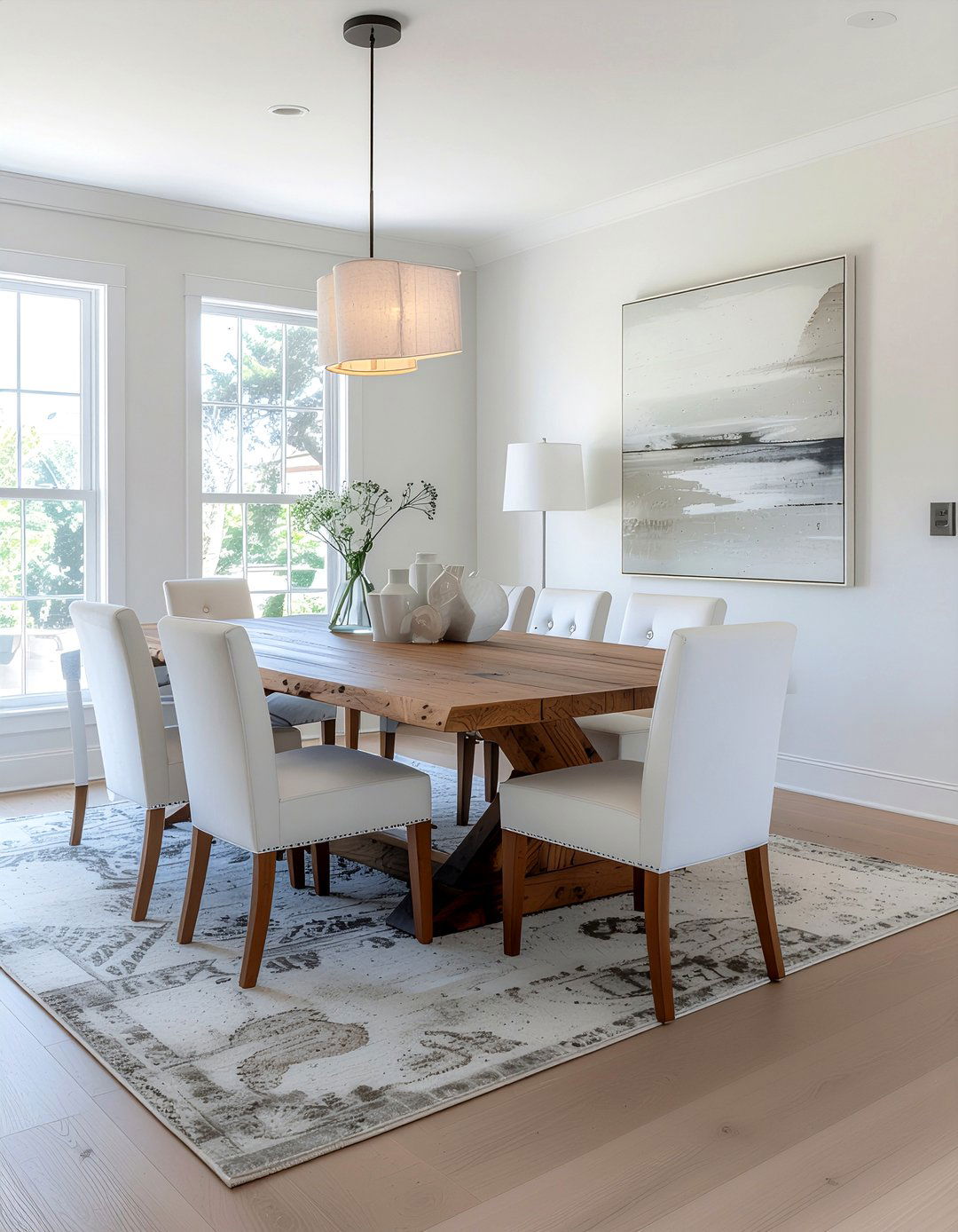 Limestone Effect Vinyl - 30 dining room vinyl floor ideas