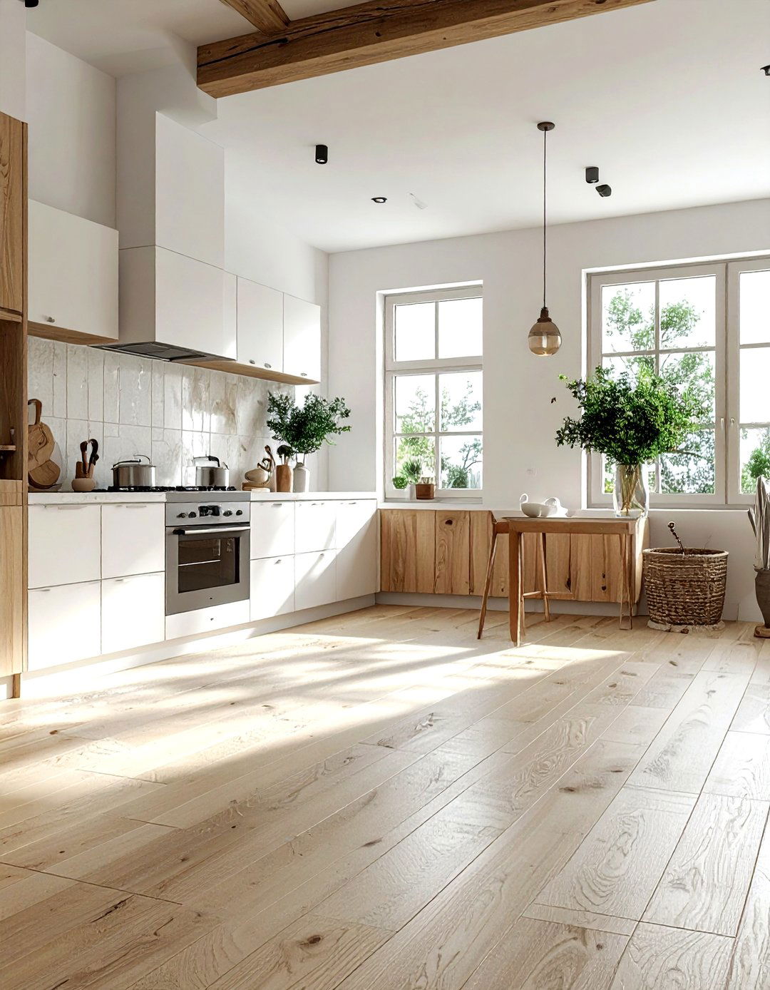 Limestone Look Vinyl Floor - 30 vinyl floor kitchen ideas