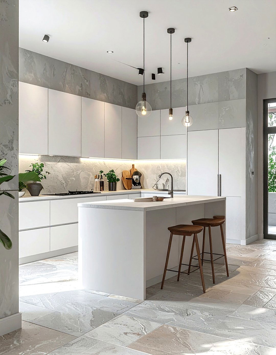 Limewash Paint - 30 kitchen texture ideas