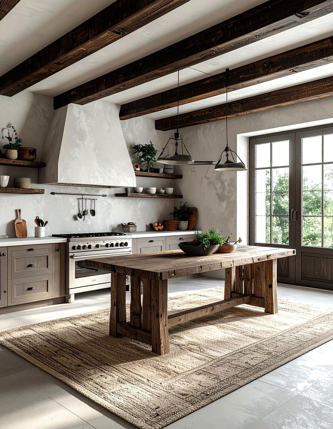 Limewash paint kitchen - 30 Mediterranean kitchen ideas