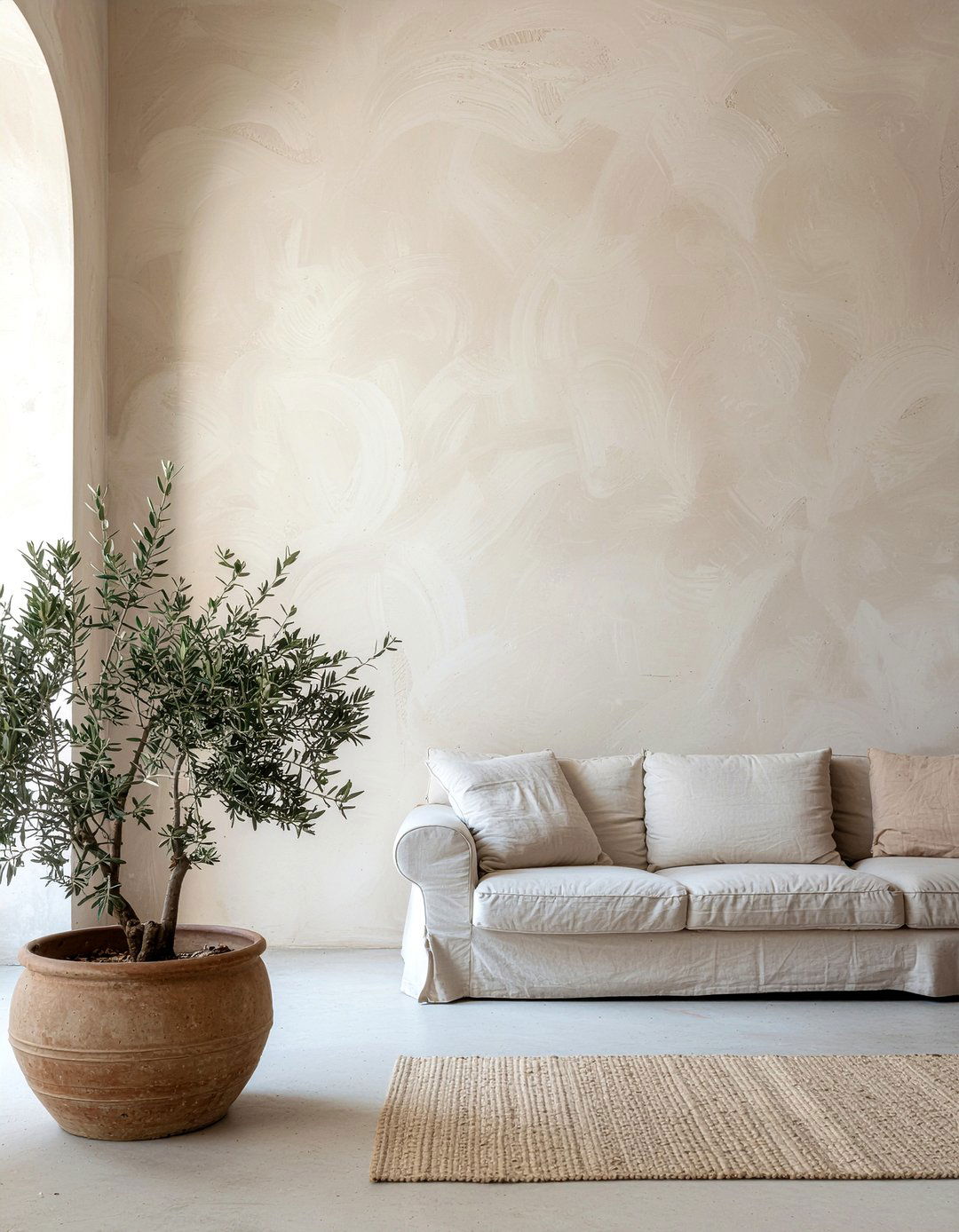 Limewash wall - 30 living room renovation ideas