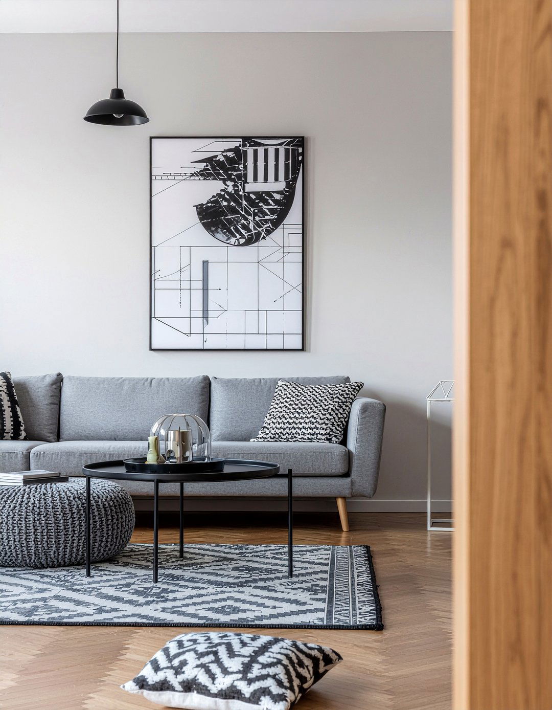 Line art geometric wallpaper - 30 living room geometric wallpapers