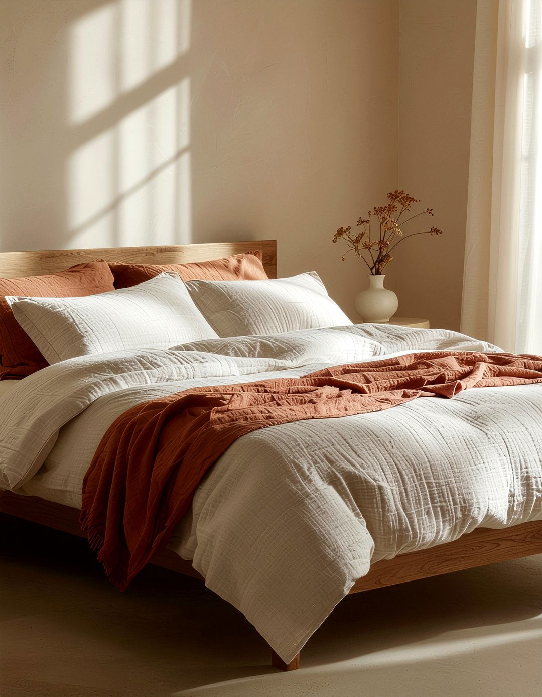 Linen Bed Sheets - 30 relaxation bedroom ideas