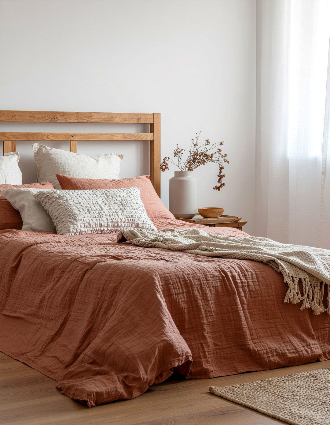 Linen Bed Sheets - 30 textured bedroom ideas