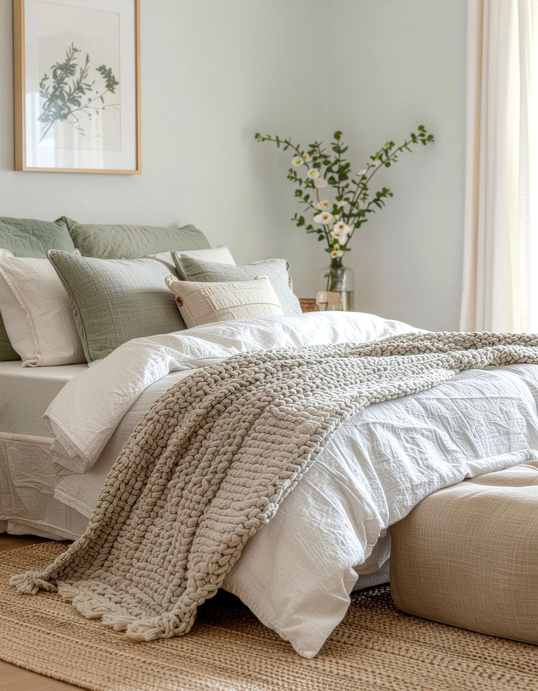 Linen Bedding - 30 Tuscan bedroom ideas