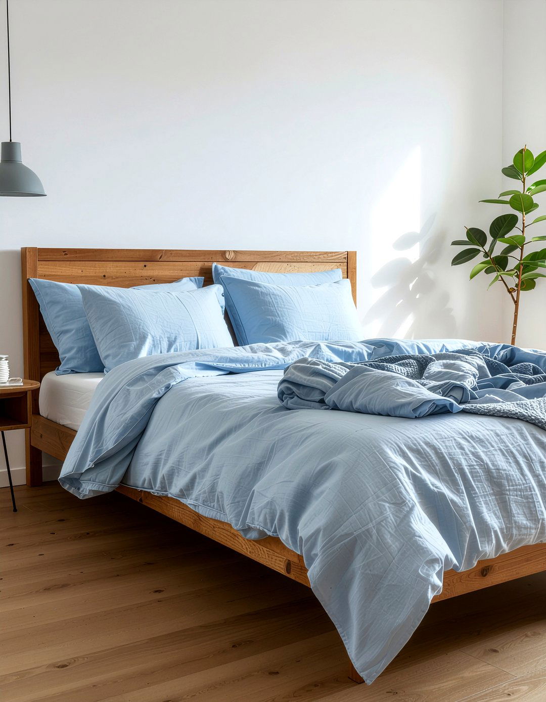 Linen Bedding Set - 30 restful bedroom ideas