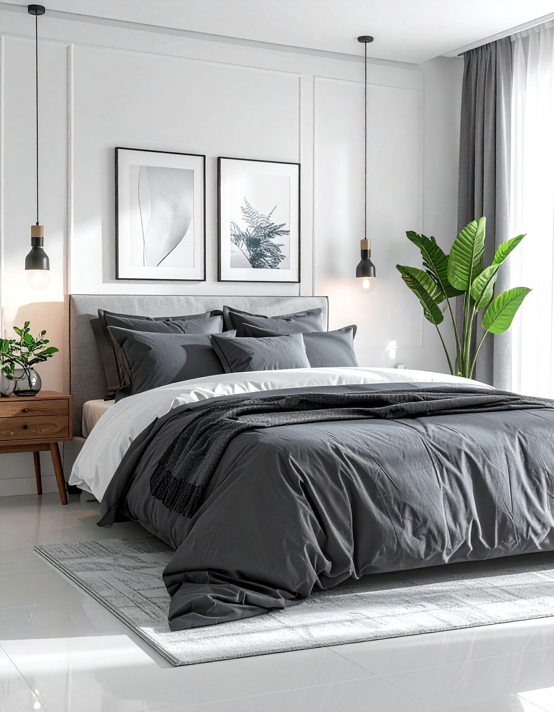 Linen Bedding Set - 30 starter home decor ideas