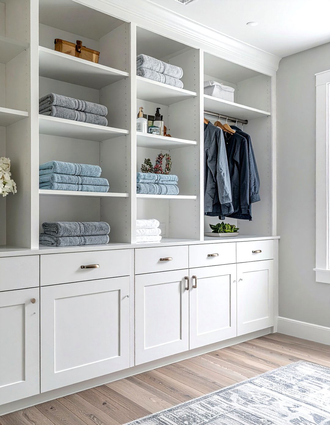 Linen Closet Bathroom Storage - 30 updated classic bathroom ideas