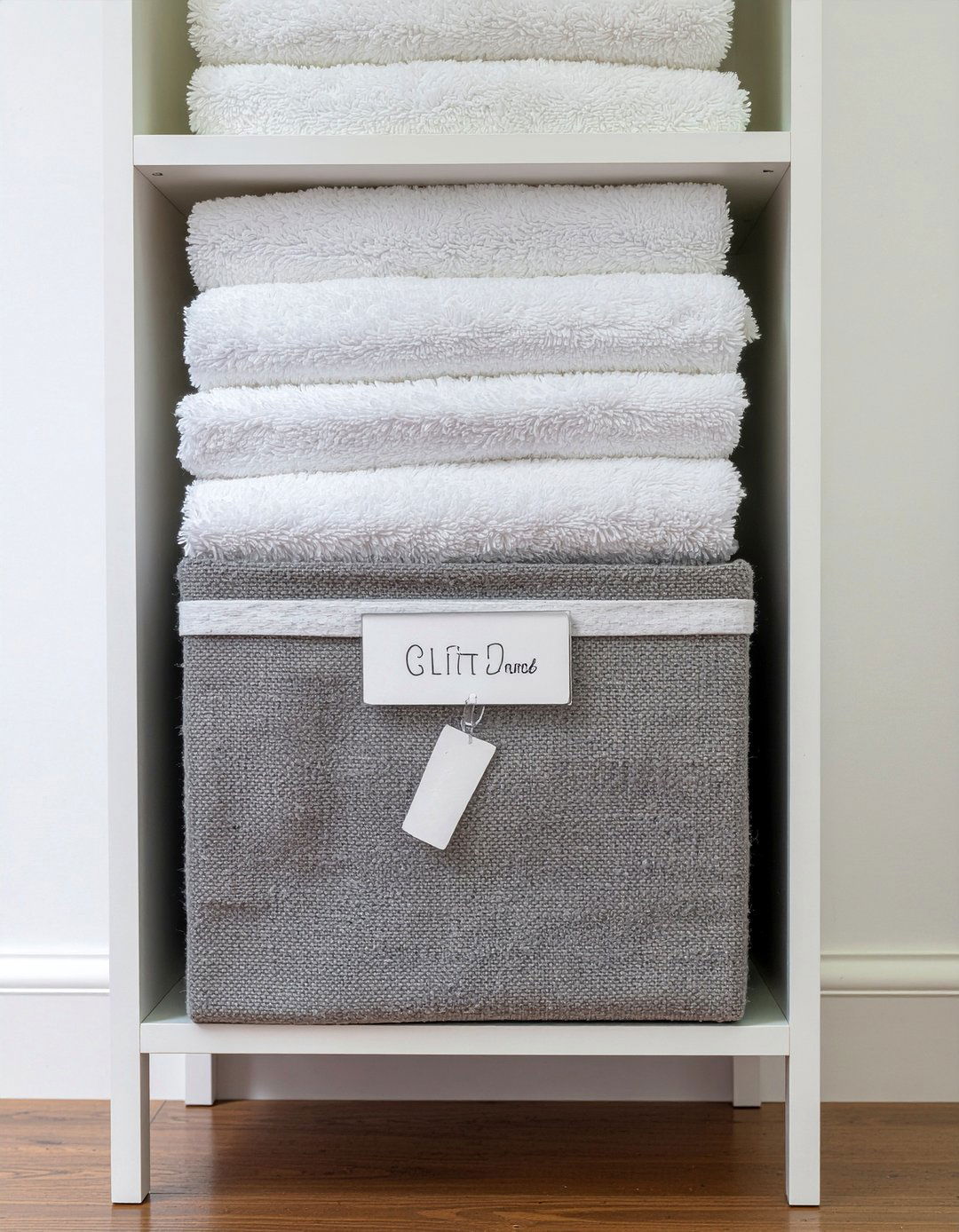 Linen Closet Bin - 30 bathroom organizer set ideas