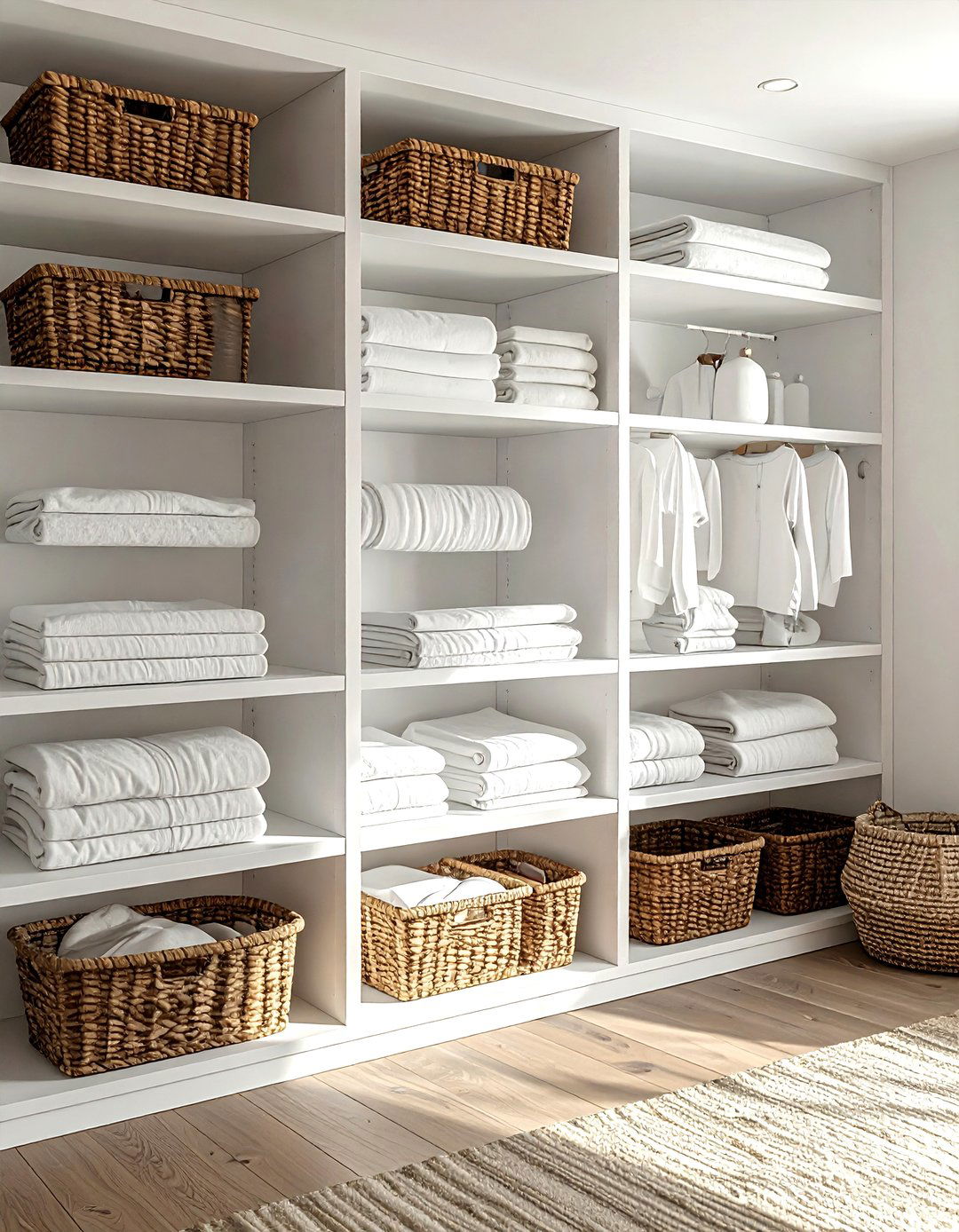 Linen Closet Storage Shelf - 30 living room closet organization